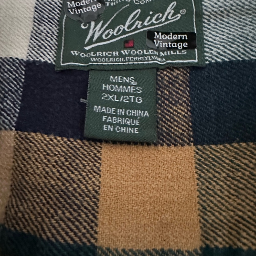 Modern Vintage Men's Plaid Shirt - Green and Yellow - Picture 4 of 4